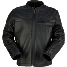 Load image into Gallery viewer, Men's Leather Jacket Munition Black