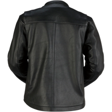 Load image into Gallery viewer, Men's Leather Jacket Munition Black