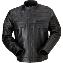 Load image into Gallery viewer, Men's Leather Jacket Deagle Black