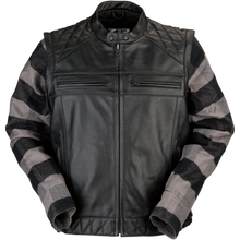 Load image into Gallery viewer, Men's Leather Ordinance 3 in 1 Jacket Black