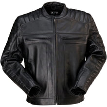 Load image into Gallery viewer, Men's Leather Jacket Artillery Black